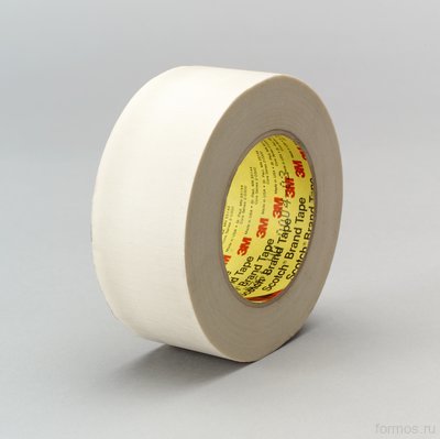 Тканевый Скотч® 3M™ 361 (25мм Х 54,9м), с силиконовым клеем, цвет белый