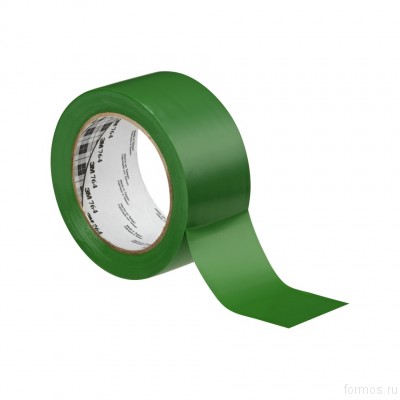 3M™ 764I (51 мм Х 32,9 м) экономичная лента для разметки на виниловой основе, цвет зеленый