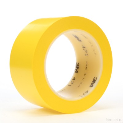 Лента для разметки желтая 3M™ 471 (50 мм Х 33 м), цвет желтый