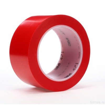 3M™ 471 клейкая лента для разметки пола (100 мм Х 33 м), цвет красный