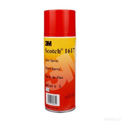 Scotch ® 1617 цинковый аэрозоль для защиты металлоконструкций от коррозии, 400мл